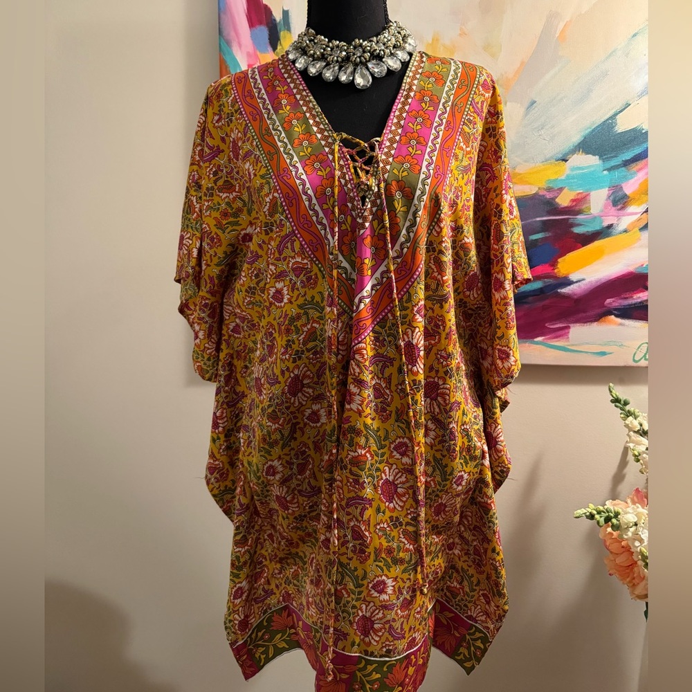 COVER UP, vibrant colors. Ready for swim weather. Wash and wear, one size.